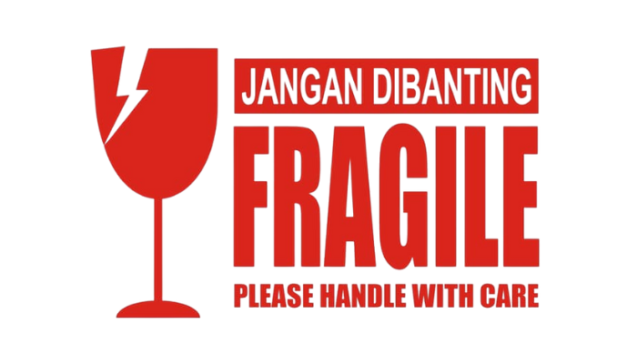 fragile sticker