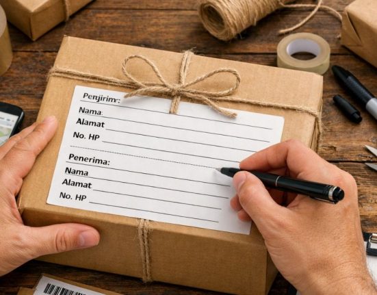 apa yang terjadi jika alamat penerima barang tidak ditulis lengkap
