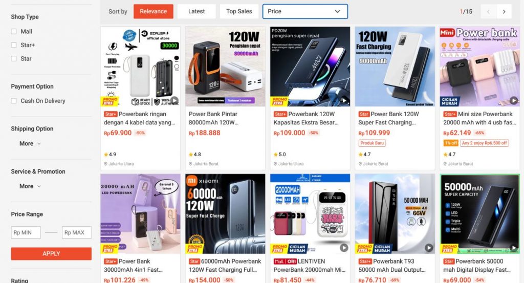 cara belanja online di shopee