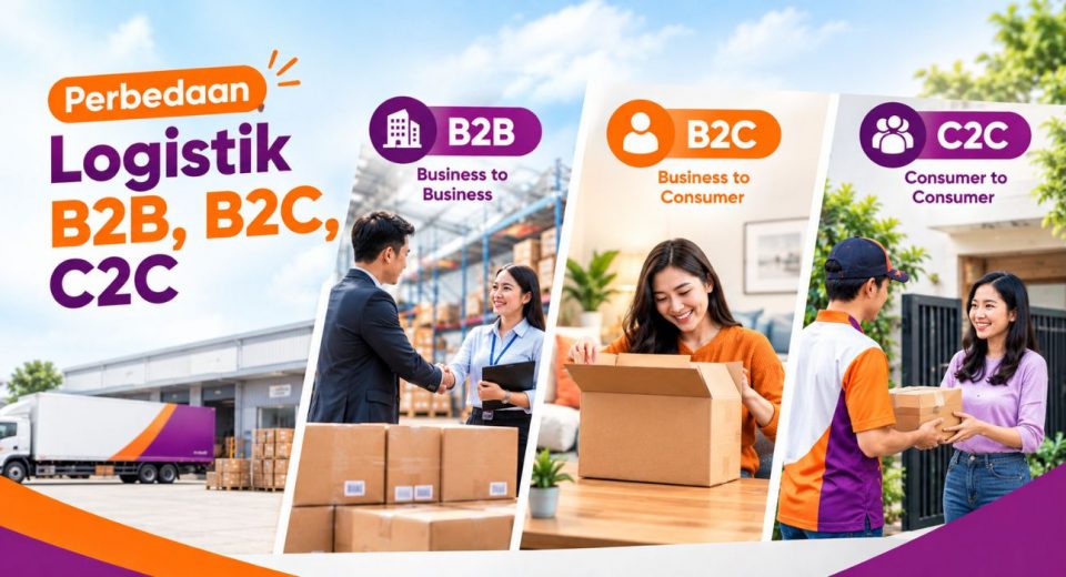 perbedaan logistik b2b b2c c2c