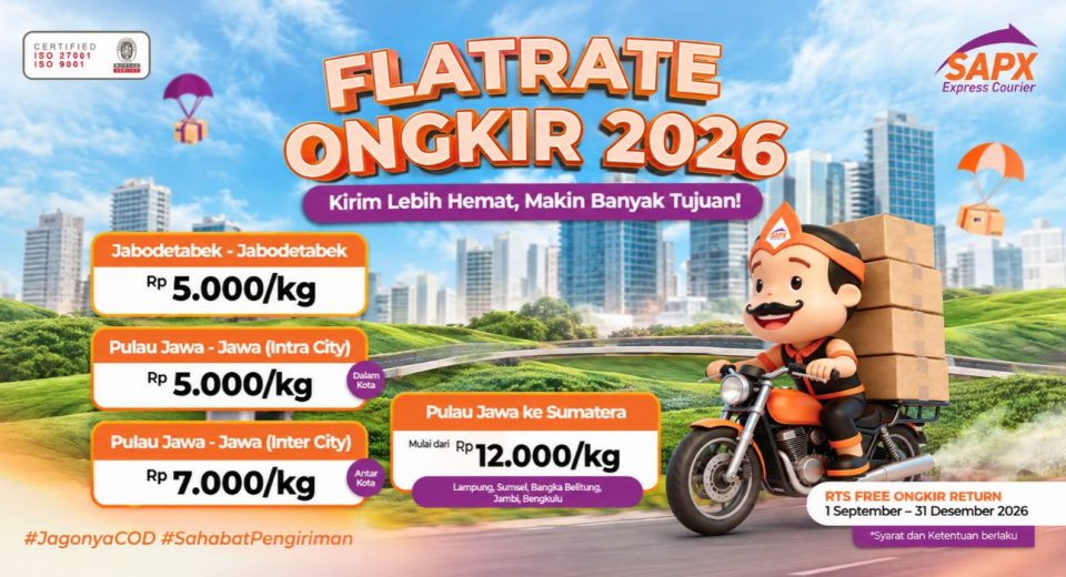 flat ongkir sapx