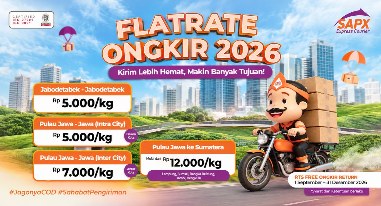 flat ongkir sapx